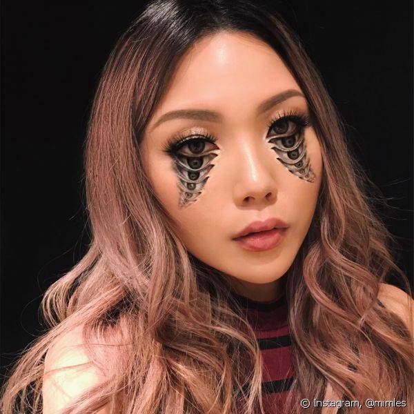 Ilus?es de ?tica feitas com maquiagem? Conhe?a as produ??es da make-up artist canadense Mimi Choi!(Foto: Instagram @mimles)